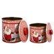 thumbnail image 2 of EeaseMX 2 exquisitas cajas de almacenamiento navideñas para el hogar, contenedores de dulces, cajas de embalaje navideñas, 2 of 7