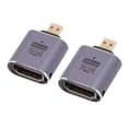 thumbnail image 1 of Mini DisplayPort Mâle vers HD Interface Multimédia Femelle, 8K 60Hz 2 Pcs Mini 1.4 Adaptateur Universel pour PC, 1 of 7