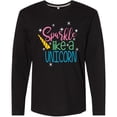 thumbnail image 3 of Inktastic Sparkle Like a Unicorn Long Sleeve T-Shirt, 3 of 5