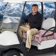 thumbnail image 3 of Aplkyhs Camouflage Hunting Golf Seat Covers for Cart Breathable Universal Golf Cart Seat Blanket for EZGO TXT RXV Keep Warm in Winter Protective Cushion Machine Washable, 3 of 7