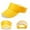 Yellow, variant on Herrnalise Men Women Summer Visor Sun Plain Hat Cap YE