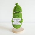 thumbnail image 1 of Patatas de energía positiva tejidas a mano de moda, aguacates lindos y divertidos, hongos, piñas, pepinos, muñecas., 1 of 5