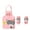 Type F, variant on HomeLife 3Pcs/Set Children Apron Cartoon Character Pattern Waterproof Breathable Kids Cooking Apron with Sleeves for DIY Learning