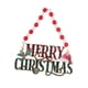 thumbnail image 5 of Decoración de carteles con temática navideña, adornos navideños artesanales con cuerda EstiloC Yuyangstore colgante de madera, 5 of 8