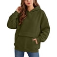 thumbnail image 6 of SYwaren Women's Oversized Hoodie Pullover Casual Long Sleeve Sweatshirt Tops, 6 of 7