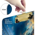 thumbnail image 4 of FMSHPON Manhattan New York City Sunset Clipboard Hardboard Wood Nursing Clip Board and Pull for Standard A4 Letter 13x9 inches, 4 of 8
