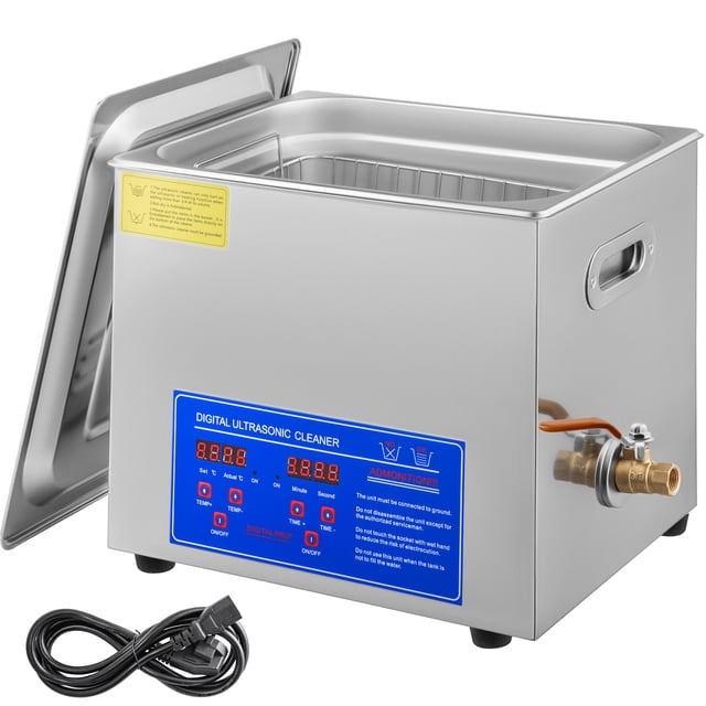 Limpiador Ultrasónico VEVOR 10 litros con calentador Digital y temporizador