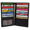 thumbnail image 3 of Bifold RFID Blocking Premium Leather Credit Card ID Holder Long Wallet, 3 of 42