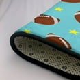 thumbnail image 5 of Area Rugs For Living Room Decor - American football rugby star blue Soft Anti Slip Throw Washable Rugs 5x7 For Bedroom, Indoor Carpet For Bedroom Living Room 80x58In, 5 of 7