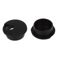 thumbnail image 3 of 10 piezas de pasacables negros Yashi 35 mm para salida de cables de mesa de escritorio color negro, 3 of 5