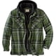 thumbnail image 1 of Legendary Whitetails Chaqueta con capucha estándar Maplewood para hombre, color verde militar, cuadros medianos, 1 of 5