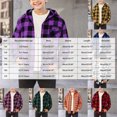 thumbnail image 3 of CAUYDY Kids Hooded Plaid Flannel Shirt Jacket, Long Sleeve Button Down Buffalo Check Shacket with Chest Pocket(L101-Green,4-5 Y), 3 of 6