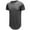 Dark Gray, variant on Diufon Mens Hipster T Shirt Summer Casual Short Sleeve Crewneck Tops Solid Color Muscle Gym Workout Tees