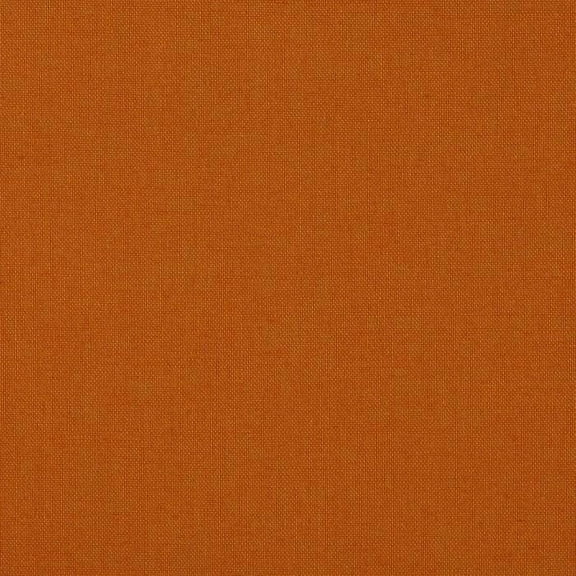 DECORATIVE SILK INC. BROADCLOTH COTTON POLYESTER BLEND FABRIC SOLID 60" WIDE BY THE YARD ( RUST )