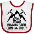 thumbnail image 3 of Inktastic Rock Climber Mommy Climbing Buddy Boys or Girls Baby Bib, 3 of 4