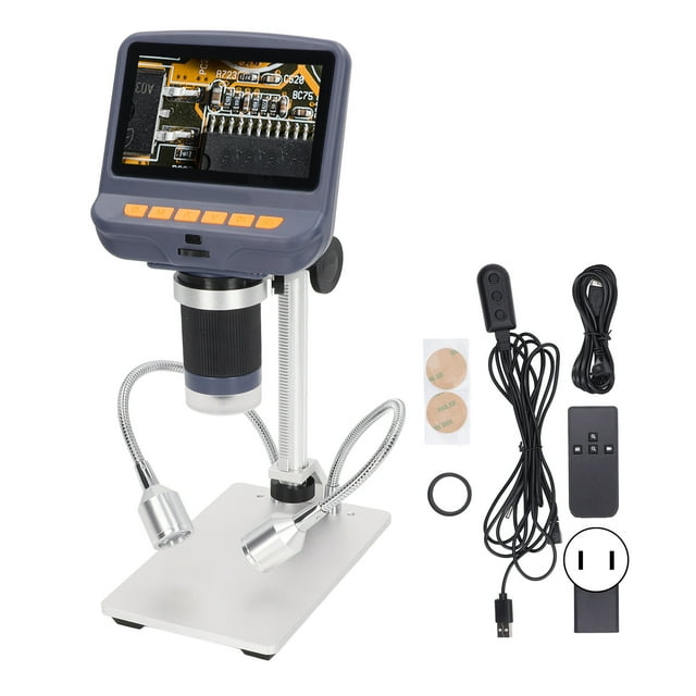 Industry Microscope Camera,4.3in HD Digital Microscope USB Microscope Camera Digital Microscope Camera Class Leading Features