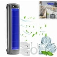 thumbnail image 1 of Tyidzon Constant Wind Tower Fan Vaneless Kitchen Irrigation Fan Turbine High Wind Silent Office Desktop Fan 2000mA, 1 of 1