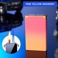 thumbnail image 6 of YIKA Flame Lighter Switchable Torch Lighter And Soft Flame Lighter 2 In 1 Refillable Butane Gradient Lighter color, 6 of 6
