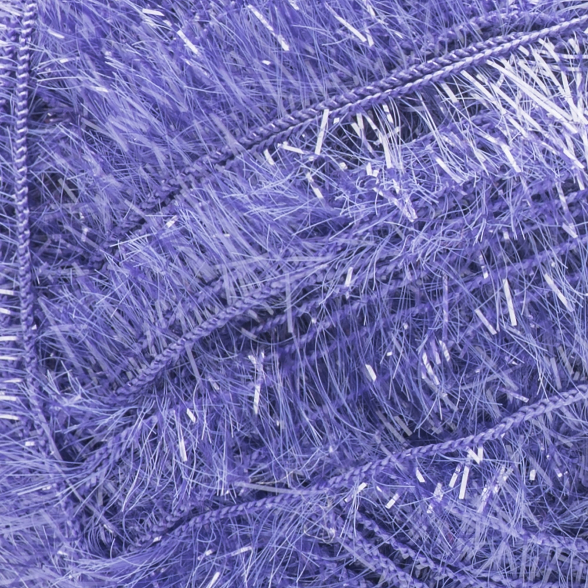 Squeaky Clean Sparkle Yarn by Loops & Threads - Yarn for Knitting - Crochet - Weaving - and Arts & Crafts - Purple - Polyester - 3 oz