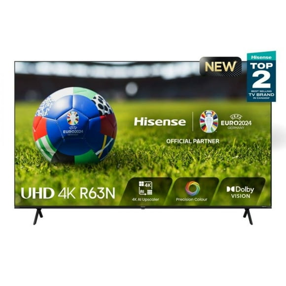 Hisense 75R63N 75-inch 4K Smart Roku Television Refurbished (Good)