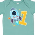 thumbnail image 4 of Inktastic Rocket Spaceship Happy First Birthday Boys or Girls Baby Bodysuit, 4 of 5