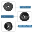 thumbnail image 3 of Uxcell Black Cable Cord Grommet 4 Pcs Desk Grommet Flexible Rubber Grommet for Desks Desktops Fit 1-1/4 inch, 3 of 7