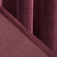 thumbnail image 3 of SAFAVIEH Creslia Contemporary Eggplant Solid Grommet Blackout Curtains, 52" x 84", 3 of 5