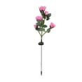 thumbnail image 2 of Solar Stake Lights, Brighter Solar Flowers, Intelligent Light Control, Waterproof, Adjustable Stems, for Garden Decorations, 2 of 7