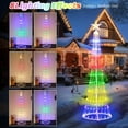 thumbnail image 2 of 6FT Christmas Tree-Christmas Cone Tree Lights, LED Artificial Tree with Light Show, Decor for Porch Garden Patio Indoor Outdoor House Yard Xmas Decorations, 271 LED Warm White 1PC, 2 of 8