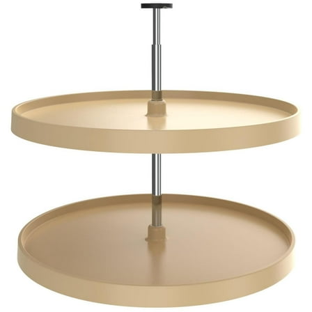 Rev-A-Shelf 3072-28-52 Value Line 2 Tier 28" Full Circle Lazy Susan - Almond