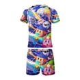 thumbnail image 6 of Kirby Boys Two Piece Rash Guard Swimsuits Kids Short Sleeve Swimwear Sets Bathing Suit, 6 of 7