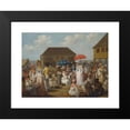 thumbnail image 2 of Agostino Brunias 24x18 Black Modern Framed Museum Art Print Titled - Linen Market, Dominica (circa 1780), 2 of 5