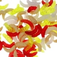 thumbnail image 3 of 100 Pièces Asticot Doux Multicolore - vers Gris Manivelle de Pêche Enfant, 3 of 6