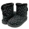 thumbnail image 2 of LAVRA Girls Classic Booties Faux Fur Lined Winter Snow Boots, 2 of 6