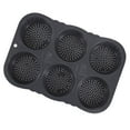 thumbnail image 3 of Molde de silicona para pan de hamburguesa, molde para pan antiadherente de 6 cavidades, 3 of 3