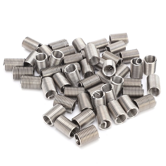 Manchon de Réparation de Fil, 50pcs Filetage Insert Manchon Bague Vis Filet Protecteur Finement Accordé Performance