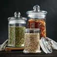 thumbnail image 2 of Mason Craft & More 3 Piece Glass Apothecary Jar Set, 2 of 5