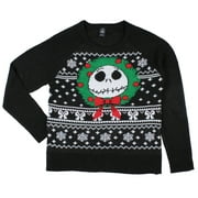 Disney Junior's Nightmare Before Christmas Jack Wreath Sweater, Medium 7/9