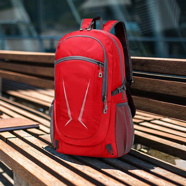 Organizadores de armario y almacenamiento Bolsa de montañismo Mochila de gran capacidad Ultraligera y plegable Mochila de ocio al aire libre que reduce la carga Bolsa de viaje transpirable para acampa