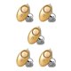 thumbnail image 1 of Sidaley Alarma Llavero de seguridad personal con sonido de 140 dB color dorado, 1 of 6