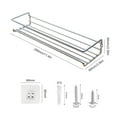 thumbnail image 3 of 2/4pcs Seasoning Racks Metal Hanging Spice Pantry Kitchen Gadget (Silver 2Pcs), 3 of 6