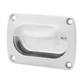 Flush Pull Handle Marine Grade Stainless Steel Mirror Polishing