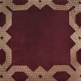 thumbnail image 3 of Croscill Classics Clermont European Pillow Sham in Burgundy 26x26", 3 of 6