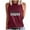 QR1--Wine, variant on Meichang Soccer Mom Tank Tops for Women High Neck Tank Top Sleeveless Soccer Game Day Shirts Funny Mothers Day Tank Tops