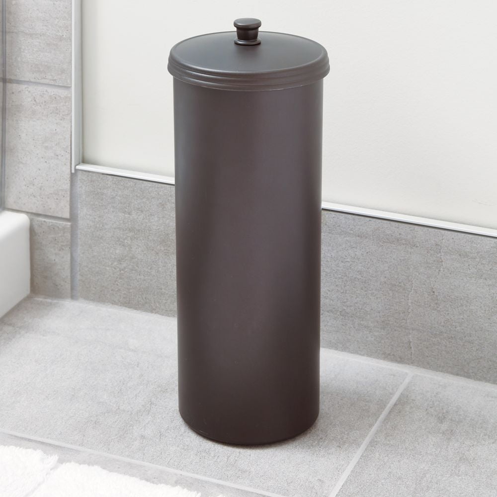 InterDesign Bronze Plastic Standing Toilet Paper Roll ...