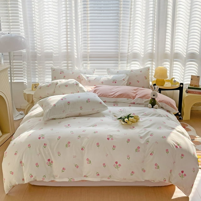 Comforter Cover and Pillowcase Printed Duvet Cover Single/Double/Queen/King Size Quilt Cover Set постельное белье