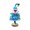 Blue, variant on DIY Christmas Tree Craft Kit Pipe Cleaner Gnome Xmas Tree with Wooden Base Handmade Tabletop Ornament for Holiday Decor Family Gift