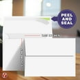 thumbnail image 6 of A7 Peel and Seal White Envelopes, Durable 24 lb. Bond (90 GSM), 5 1/4" x 7 1/4", 100 Per Pack, 6 of 6
