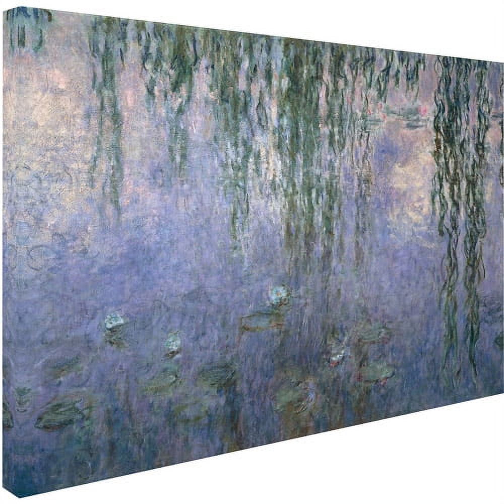 Trademark Fine Art "Water Lilies III" 1840-1926 Canvas Art by Claude Monet