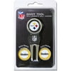 Team Golf NFL Pittsburgh Steelers Divot Tool Pack With 3 Golf Ball Markers
